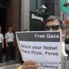 -2010년 6월 10일 이스라엘 대사관 앞에서는 학살국가 이스라엘 대통령시몬 페레스의 방한을 규탄하는 항의 기자회견이 열렸다.