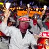 -2009년 6월 10일 시청광장에서 열린 6월항쟁 계승·민주회복 범국민대회에는 쌍용차 노동자들도 함께 했다.