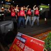 -2010년 8월 20일 오후 명동성당 들머리에서 열린 G20을 빌미로 한 미등록 이주노동자 단속추방중단 촛불문화제에서 기아자동차 노동자들이 연대 공연을 하고 있다.