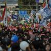 -민중총궐기가 열린 11월 12일 오후 서울 대학로 일대에서 1만5천여 명의 대학생들이 ‘청년학생 총궐기 대회’를  열고 박근혜 퇴진을 요구하고 있다. 