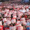 -민중총궐기가 열린 11월 12일 오후 서울시청 광장에 모인 사람들이 박근혜 퇴진을 요구하고 있다. 