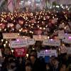 -민중총궐기가 열린 11월 12일 오후 1백만 명의 시민들이 서울 도심을 가두행진을 하며 박근혜 퇴진을 요구하고 있다.