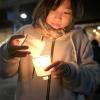 -민중총궐기가 열린 11월 12일 오후 서울 광화문 일대에서 1백만 명의 시민들이 박근혜 퇴진을 촉구하며 촛불을 밝히고 있다.