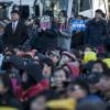 -17차 범국민행동에 앞서 25일 오후 서울 광화문광장에서 “박근혜 4년 너희들의 세상은 끝났다” 2017 민중총궐기가 열리고 있다. 