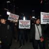 -추모제를 마친 참가자들은 서울 정부청사 앞까지 행진을 하고 있다.