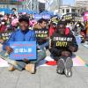 -2019 세계인종차별 철폐의 날 공동행동 “모두의 목소리! 모두를 RESPECT!”가 3월 17일 오후 서울 보신각 앞에서 열리고 있다.