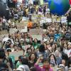 -9월 21일 서울 대학로에서 ‘9·21 기후위기 비상행동’ 집회가 열리고 있다.
