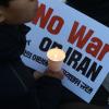 -광화문광장 미대사관 앞에서 ‘미국의 이란에 대한 전쟁행위 규탄 파병 반대 평화행동’ 집회가 열리고 있다.