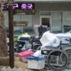 -코호트 격리 중인 서울의 한 요양병원에 휠체어가 놓여 있다.