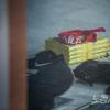 -2월 28일 오후 서울시 중구 한진택배 본사 로비에서 한진택배 노동자들이 부당해고와 위장폐업 등을 규탄하며 4일째 점거농성을 하고 있다. 