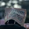 자유와 정의를! -화성외국인보호소 고문 피해 난민 M씨는 보호소를 방문한 박범계 법무부 장관을 향해 “Freedom and Justice!”를 외쳤다.