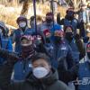 -파업 4일차인 12월 31일 전국택배노조 CJ대한통운본부 노동자들이 서울 CJ 본사 앞에서 파업 결의대회를 열고 있다. 
