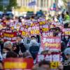 -4월 8일 오후 서울 세종대로에서 윤석열 퇴진 집회가 열리고 있다.