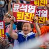 -6월 3일 오후 서울 세종대로 일대에서 42차 윤석열 퇴진 집회가 열리고 있다.