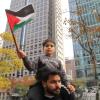 -1월 4일 오후 이스라엘 규탄, 팔레스타인 연대 집회와 행진이 주한 이스라엘 대사관 인근에서 열리고 있다.